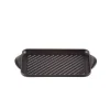 Le Creuset Grillplatte 32x22cm Eckig Schwarz Guss 8