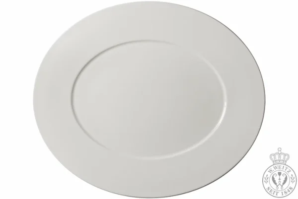 Servierplatten Dibbern Bone China Weiß Fine Dining Platte Oval 39cm 1