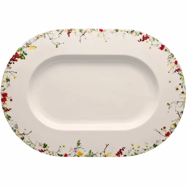 Servierplatten Rosenthal Brillance Fleurs Sauvages Platte 34cm 1