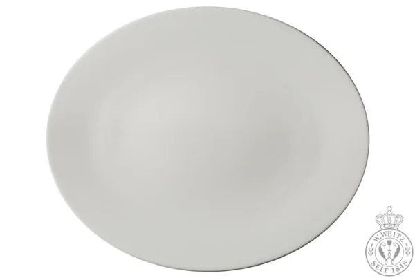 Servierplatten Dibbern Bone China Weiß Pure Platte Oval 32cm 1