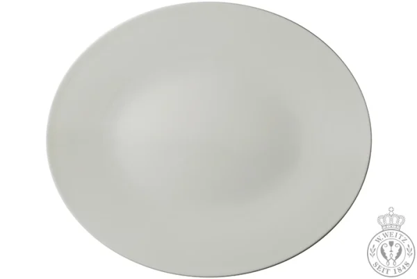 Servierplatten Dibbern Bone China Weiß Pure Platte Oval 39cm 1