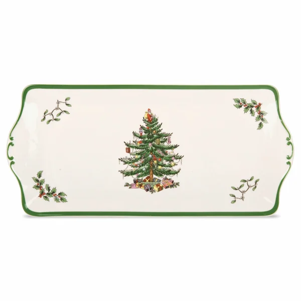 Spode Christmas Tree Kuchenplatte Rechteckig 33cm 1