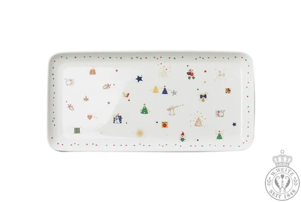 Dibbern Santa Claus Platte 15x32cm 1